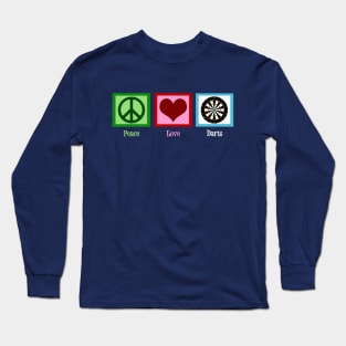 Peace Love Darts Long Sleeve T-Shirt